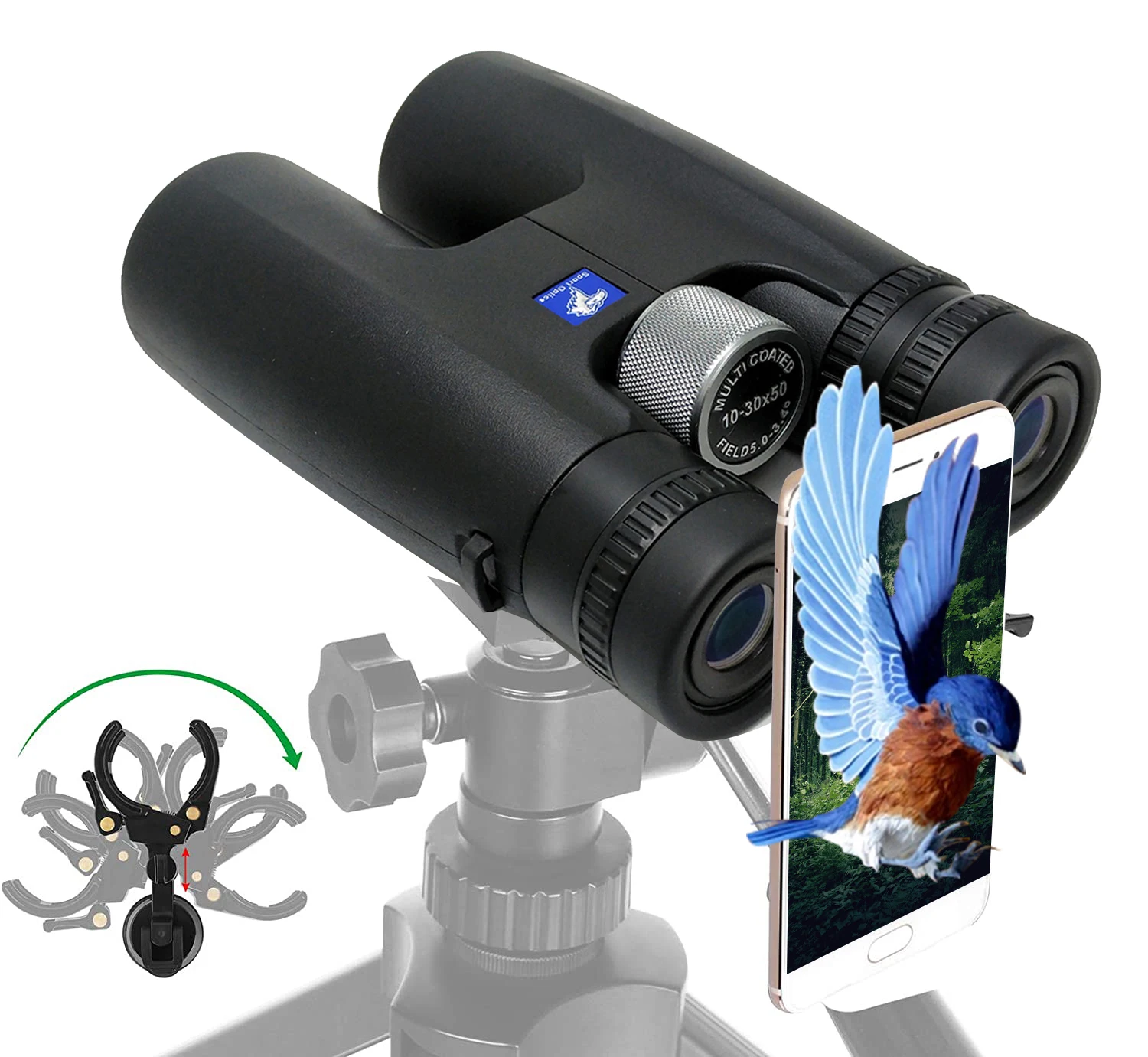 High Power 8-15x42 Adults Zoomable Binoculars for Bird Watching