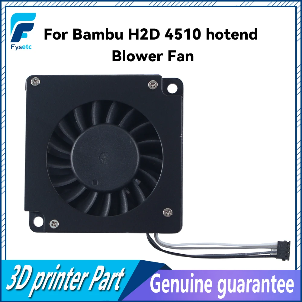 

For Bambu H2D 4510 Hotend Blower Fan High Air Volume And Low Noise For Bambu H2D Hotend Blower Fan 3D Printer Replacement Parts
