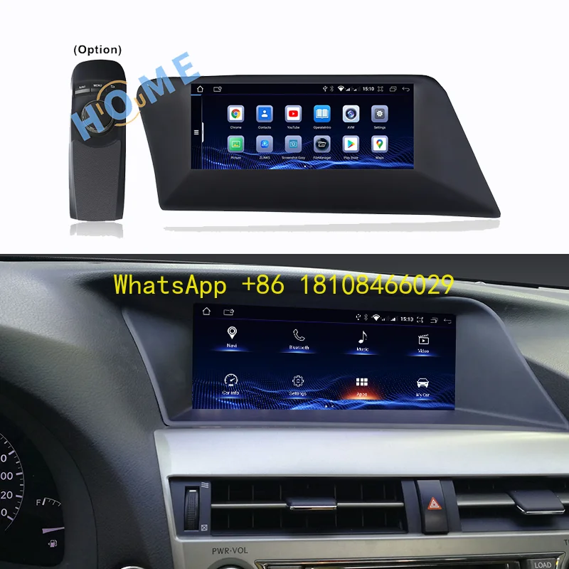 

10.25 Inch Android 12 8+128G Car Radio for Lexus RX RX270 RX350 RX450H 2009-2015 Multimedia Video Player CarPlay Autoradio