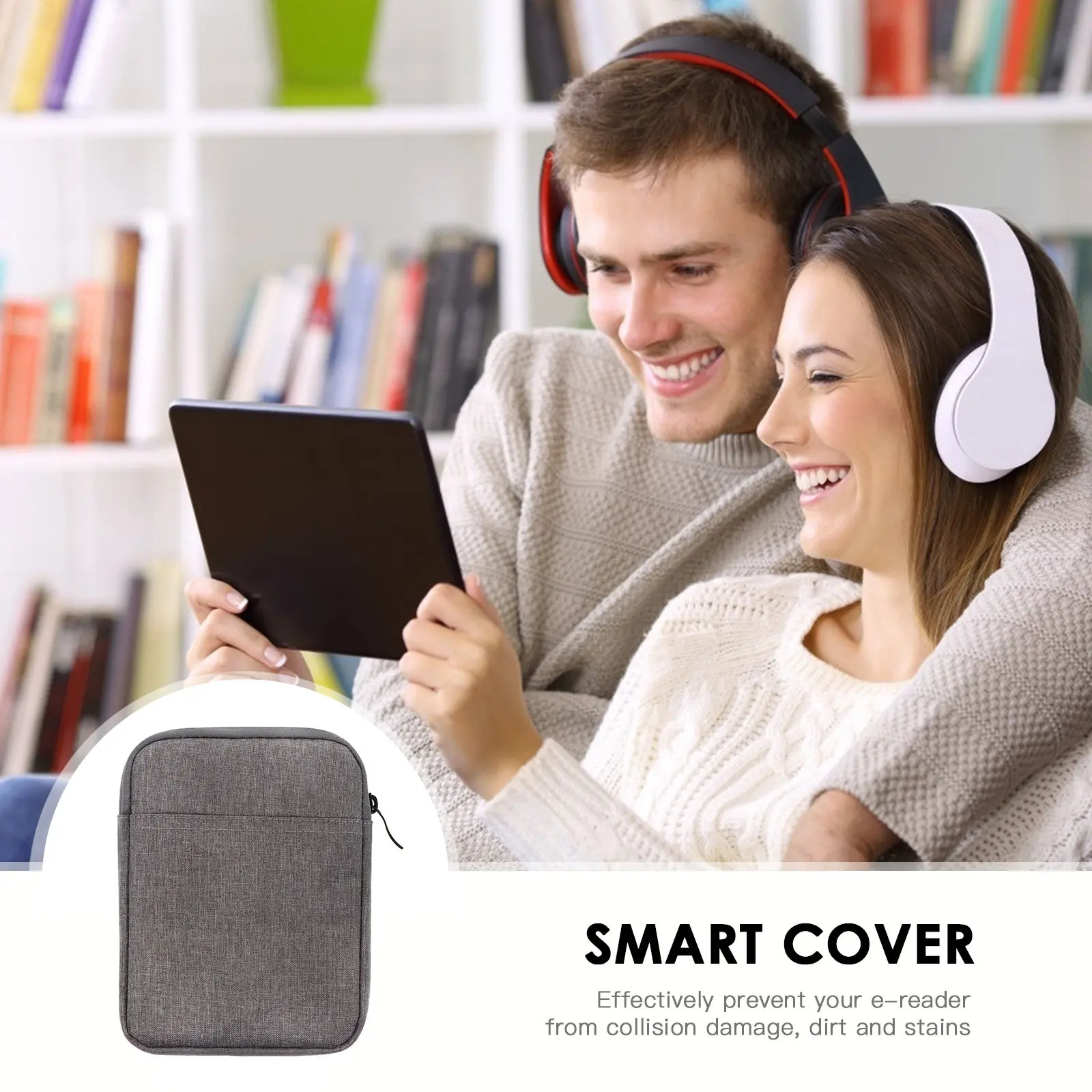 Cover Protective Case Halloween Christmas E Book Readers Case Ebook Reader Ebooks Reader Commute Book Lover Devices Case 1PCS