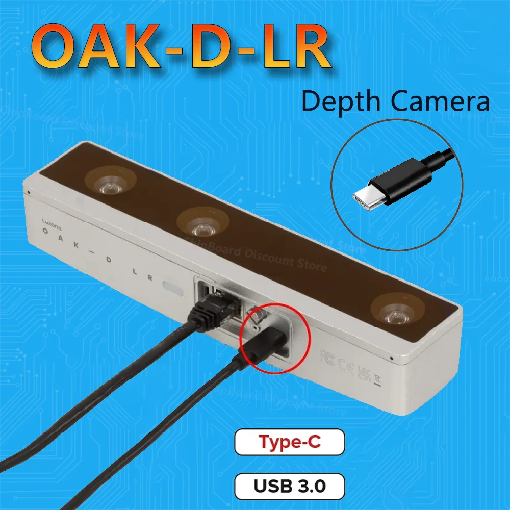 New OAK-D-LR Long-Distance Ranging AI Binocular Depth Camera Recognition and Detection