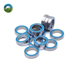 10PCS 6701RS Bearing ABEC-7 12x18x4 mm Hobby Electric RC Car Truck 6701 RS 2RS Ball Bearings 6701-2RS Blue Sealed