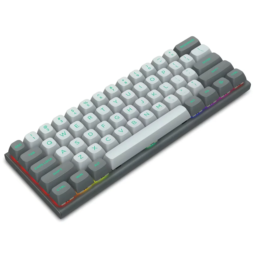 

Factory sales Gaming Keyboard Compatible 60% RGB PBT Keyboard Rapid Trigger 8K Reporting Rate Magnetic Switch Gaming Keyboard