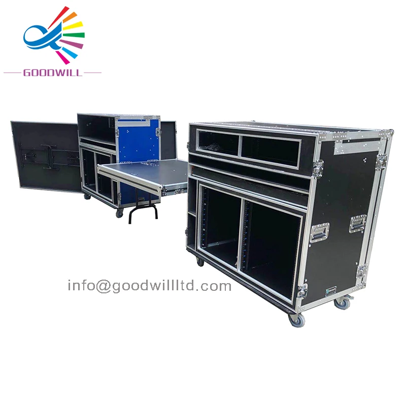 Custom Performance Cabinets and Audio Instrument Flight Case for TC2GO Broadcating