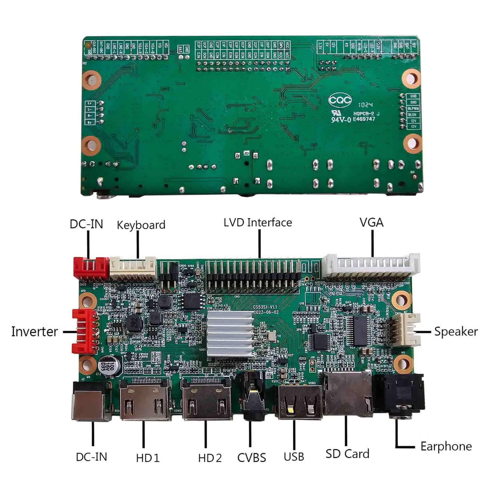 24-calowy wyświetlacz dotykowy Digital Signage 24In 1920X360 Rozciągnięty wyświetlacz LCD z pojemnościowym dotykem 40-pinowy kontroler LCD