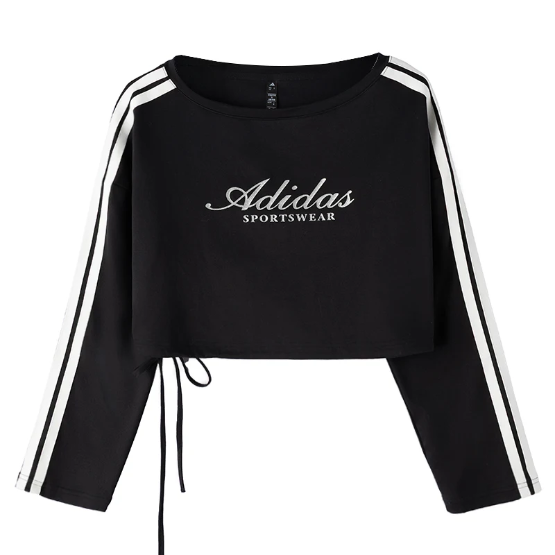 

Женская спортивная модная повседневная футболка с длинными рукавами Adidas Kx8923