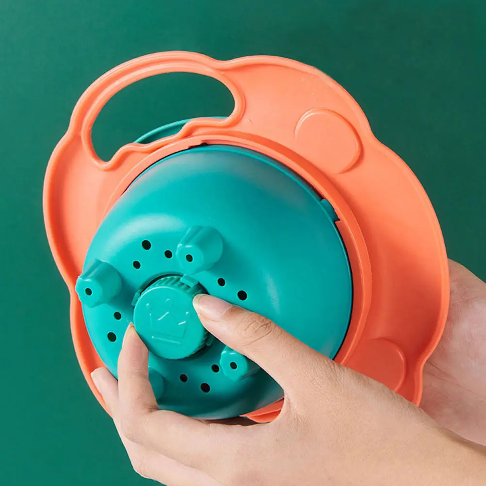 Children Rotary Balance Bowl Spill-Proof 360 Rotate Toddler Feeding Bowl Premium Safe Bpa-Free Design Cartoon Appearance
