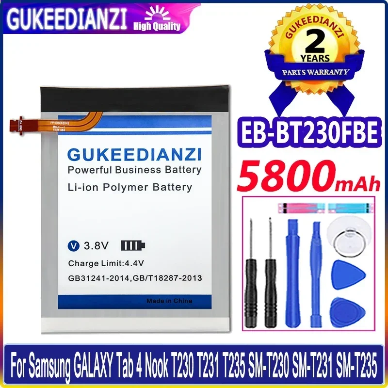 

EB-BT230FBE 5800mAh Battery For SAMSUNG Tablet For Samsung Galaxy Tab 4 Tab4 7.0 7.0" T230 T231 T235 SM-T230 SM-T231 SM-T235