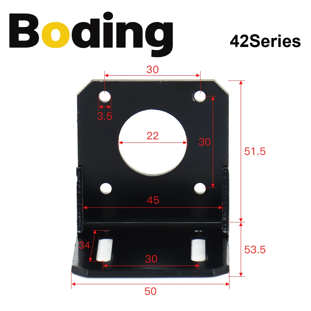 Nema 17-Nema23 nema 34ステッピングモーター,42 57 86用,アルミニウム,固定シート取り付けブラケット,取り付けブラケット