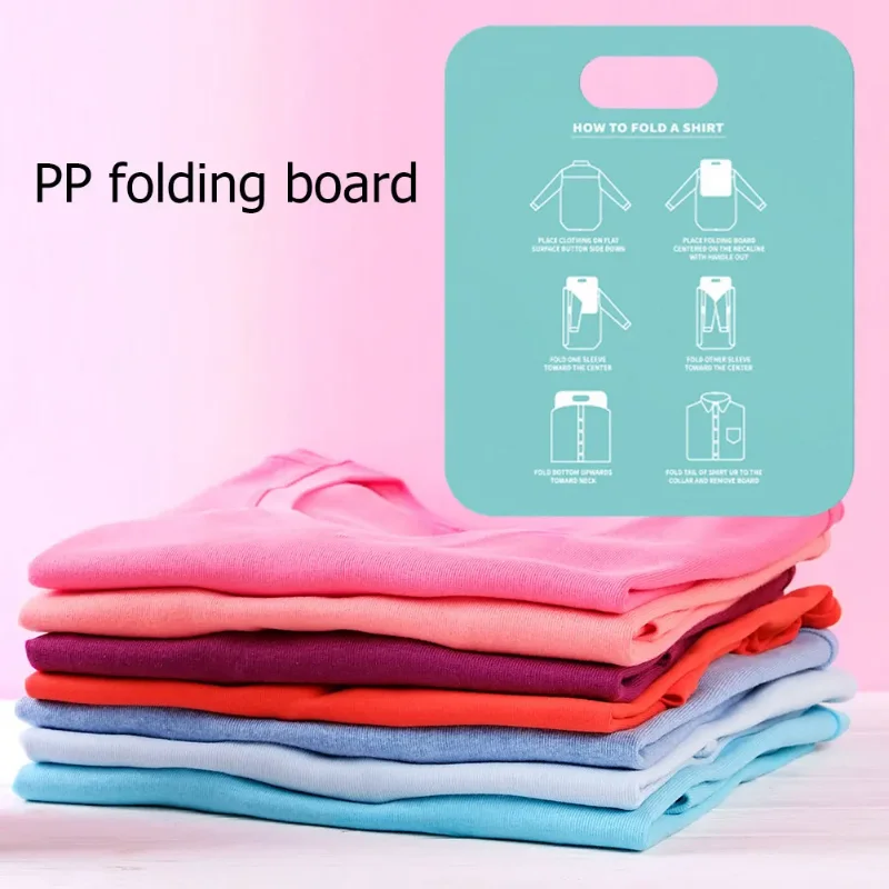 Household Shirt Foldines Folder Laundry Clothes Holderg Board Closet Adult Kids Quick Cloth Bed Sheet Clips