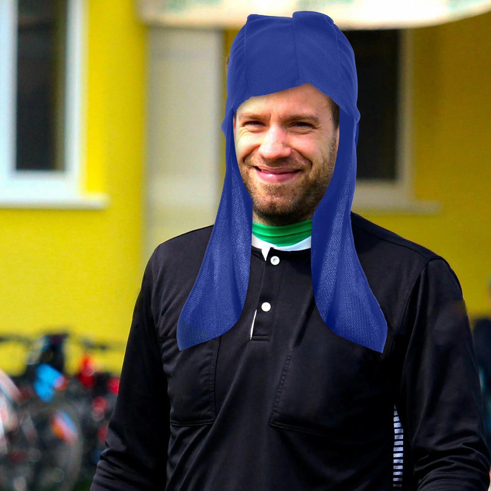 

6 Pcs Neck Drape Hat Car Reflective Strips Neck Shade Sun Hat Cycling Hiking UV Shade Foldable Women Men Kid Baby