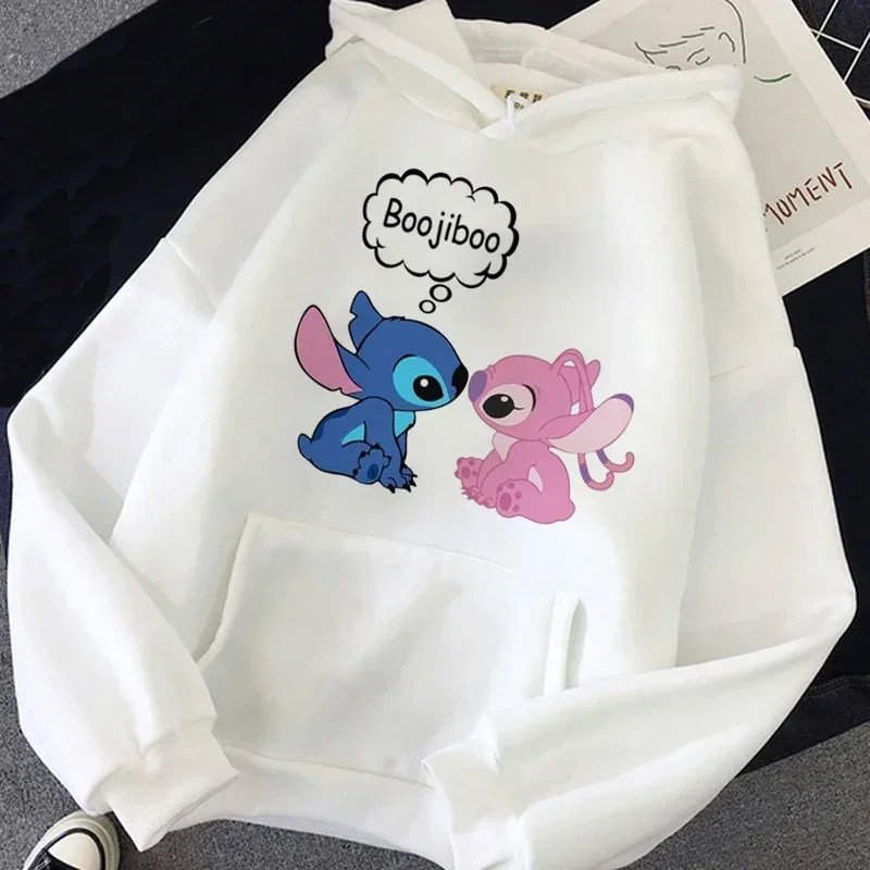 Harajuku Kawaii Cartoon Hoodie Women Funny Letter Print Women\'s Sweatshirts Autumn Winter Hooded Pullover Casual Loose Clothing