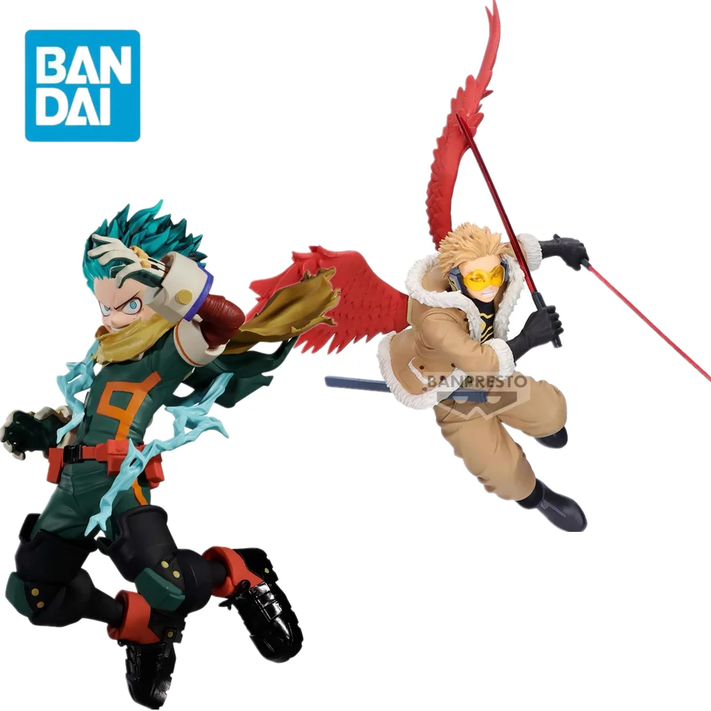 Original BANPRESTO Amazing Plus Hawks Midoriya Izuku Deku Todoroki Shoto Bakugou Katsuki My Hero Academia Anime FIgure Toy Model