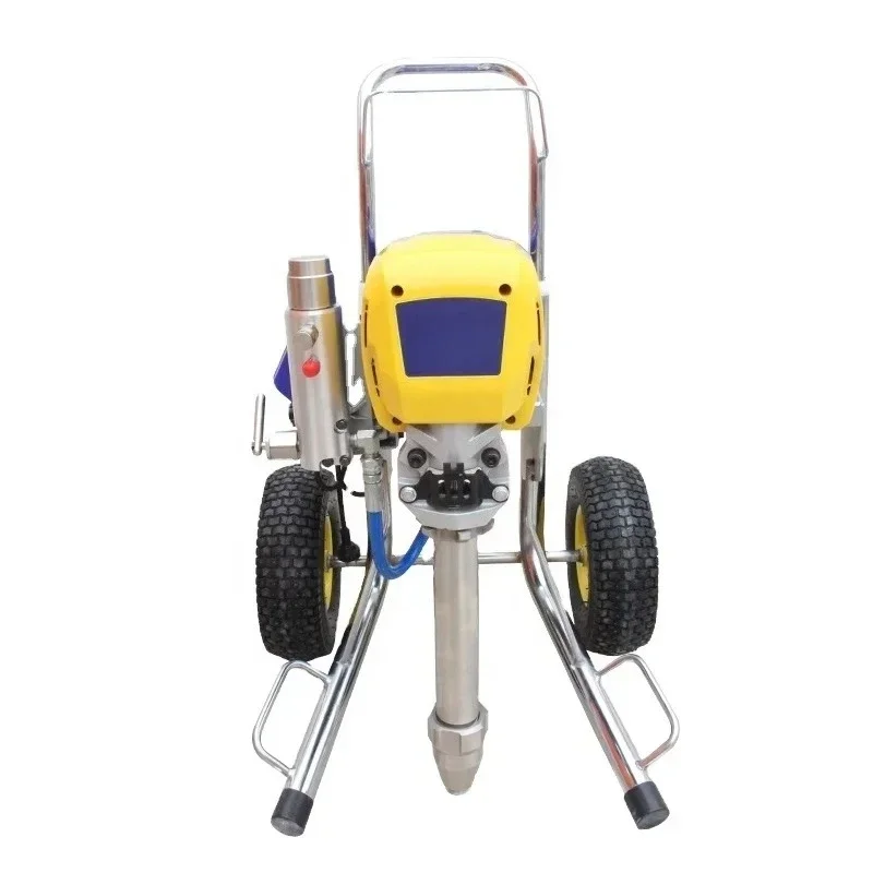 

Electric airless paint sprayers painting machine with wheel