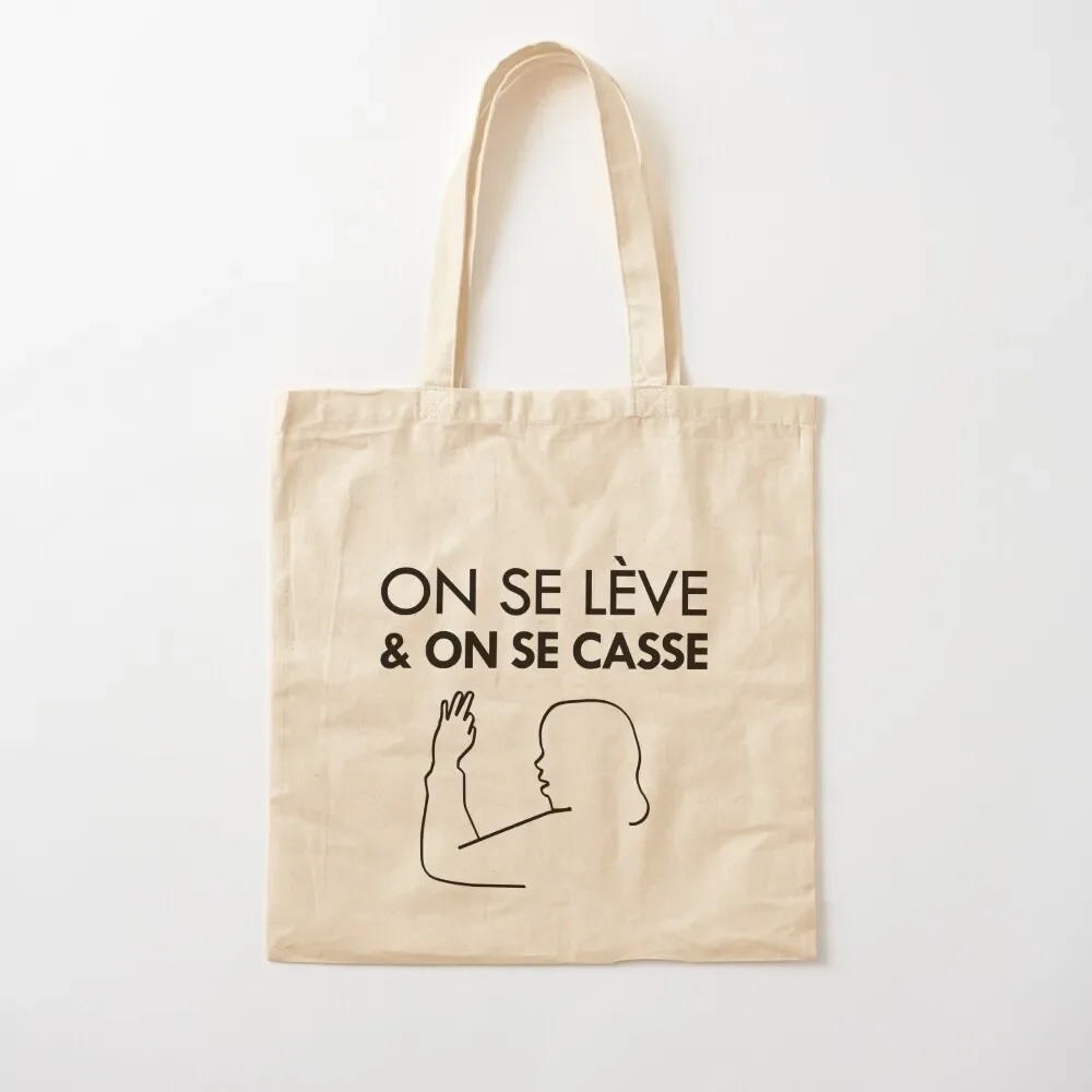 We get up and we break - Adele Haenel Tote Bag Shopping bags eco bag folding tote bags aesthetic Canvas bag