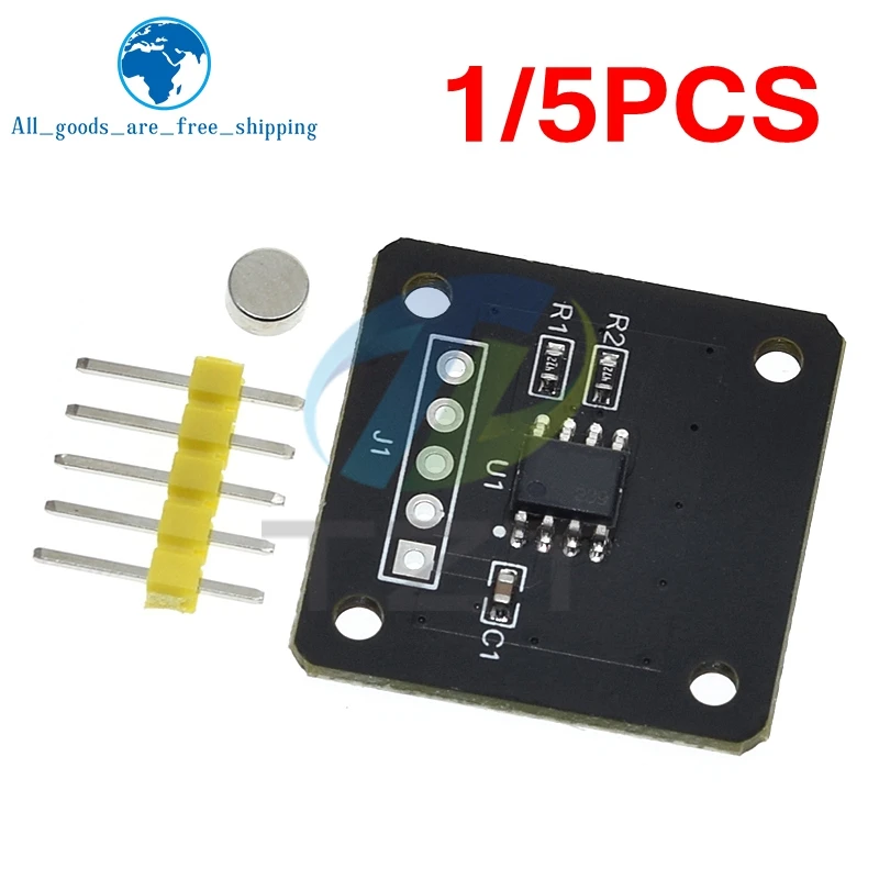 

1/5PCS MT6701 Magnetic Encoder Magnetic Induction Angle Measurement Sensors Module 14bit High Precision Instead Of AS5600