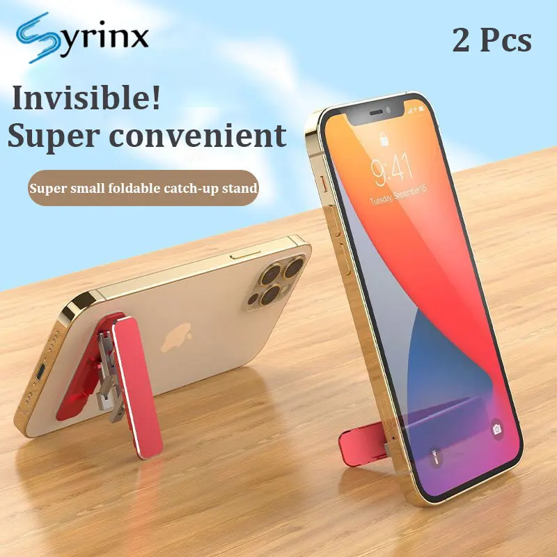 

New creative mobile phone back stand desktop foldable invisible portable paste lazy man mini stand universal mobile phone stand