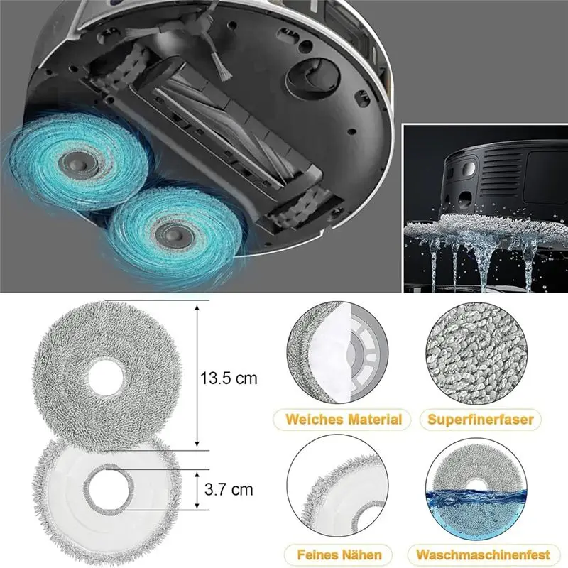 A74E-Accessories For Dreame L20 Ultra Complete / L20 Ultra Replacement Parts Accessory Set With Main Brushes,Dust Bags