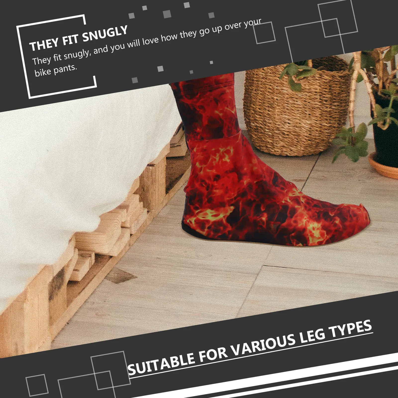 

2 Pcs Anti-sand Shoe Covers Easy to Clean Cycling Shoes Cold Weather Outdoor Boots Polyester Cycle Durable Men Women