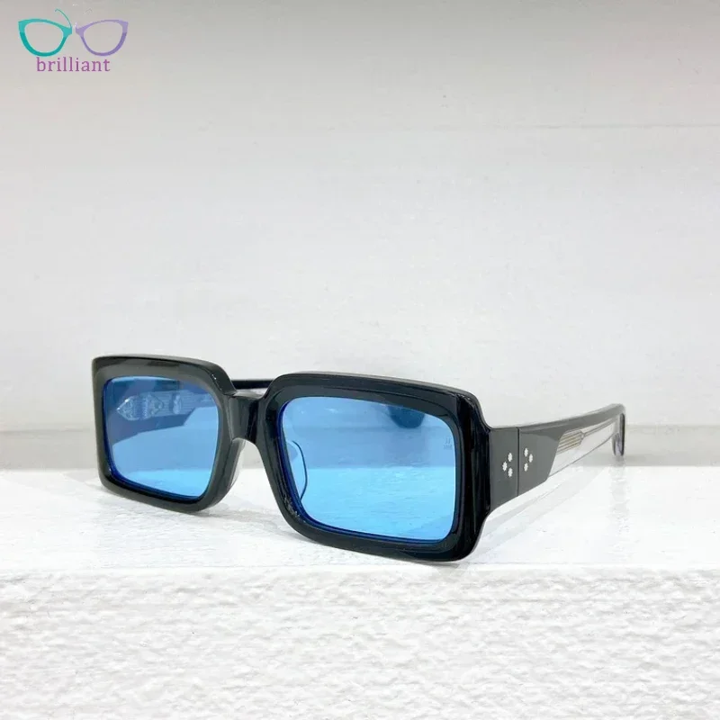 Sunglasses for Women Vintage Rectangular Fashion Luxury Brand Acetate Outdoor Handmade UV400 Men Driving Protective SUN GLASSES