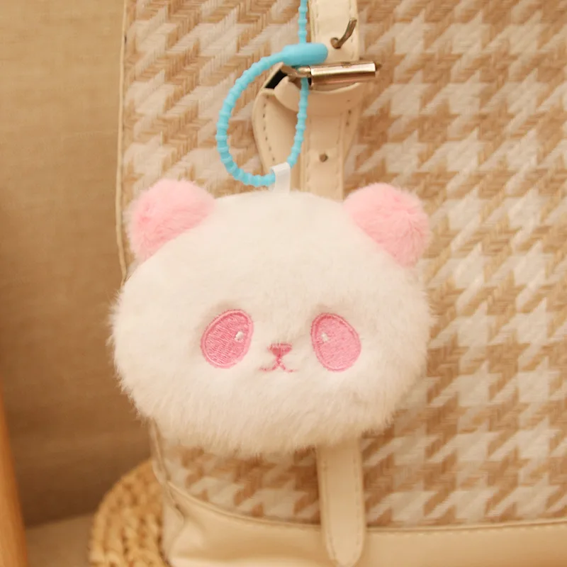 12 Uds. 40 Uds. Bolsa con cabeza de Panda gigante, juguete de peluche, monedero pequeño, colgante, baratija, muñeca, recuerdos de viaje