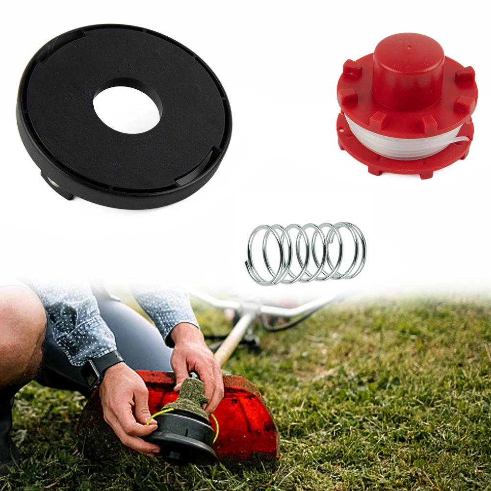 1 Set Lawn Mower Spool Cover Cap Line For Einhell CE-CT 36/30 LI E SOLO For AGILLO 36/255 BL Trimmer Spool Line Replacement