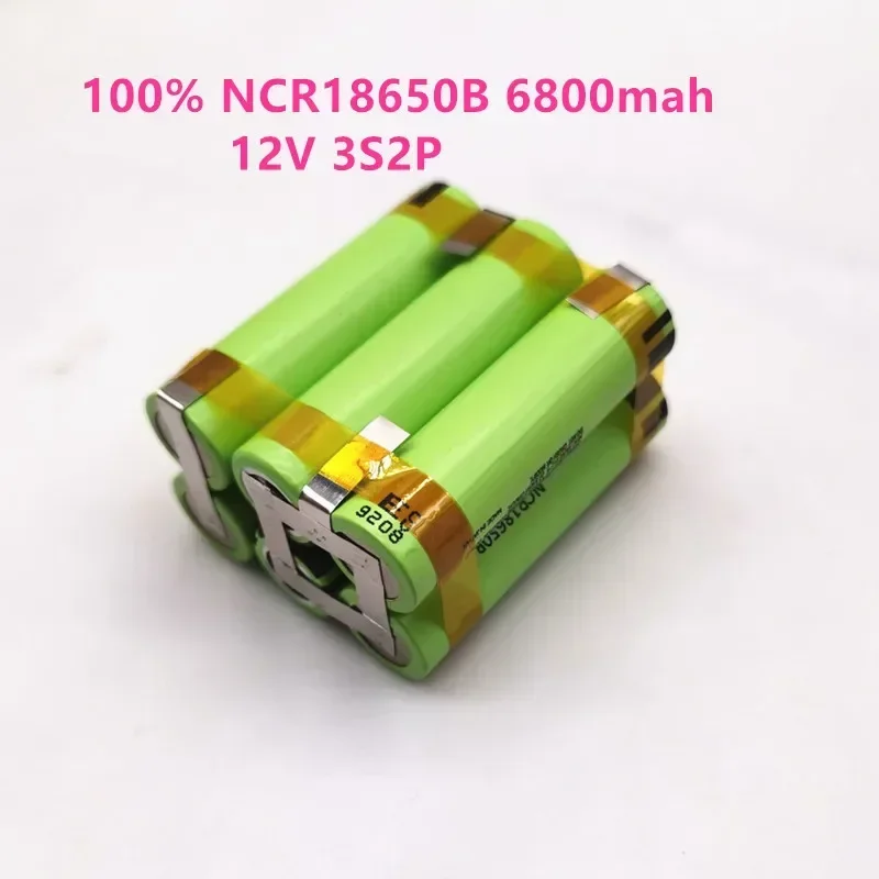 2024 New original 12V 16.8V 21V 25V Battery NCR18650B Pack NCR18650B 6800mah 20A Discharge Current for shura screwdriver battery