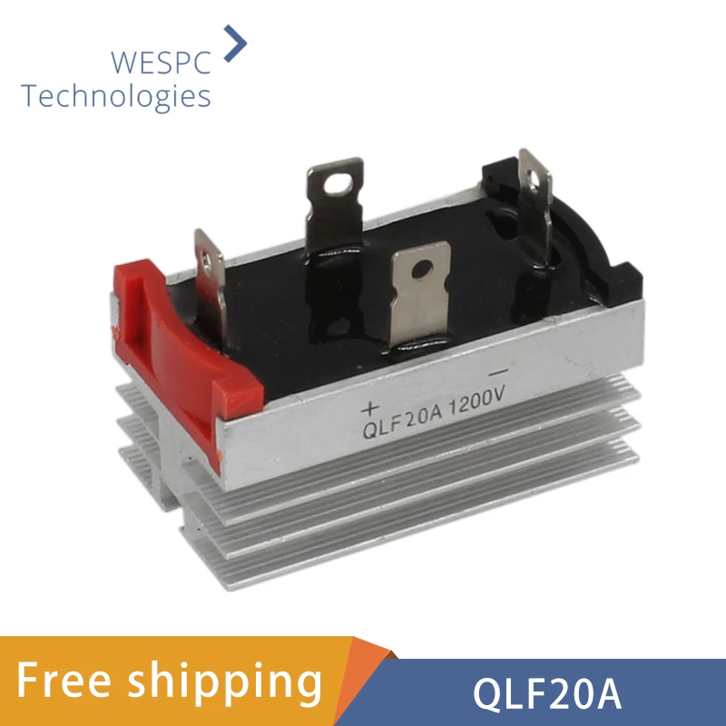 

QLF20A Rectifier Bridge Stack QLF-20A Single-phase Bridge Rectifier 20A 1200V Copper Diode Generator Part