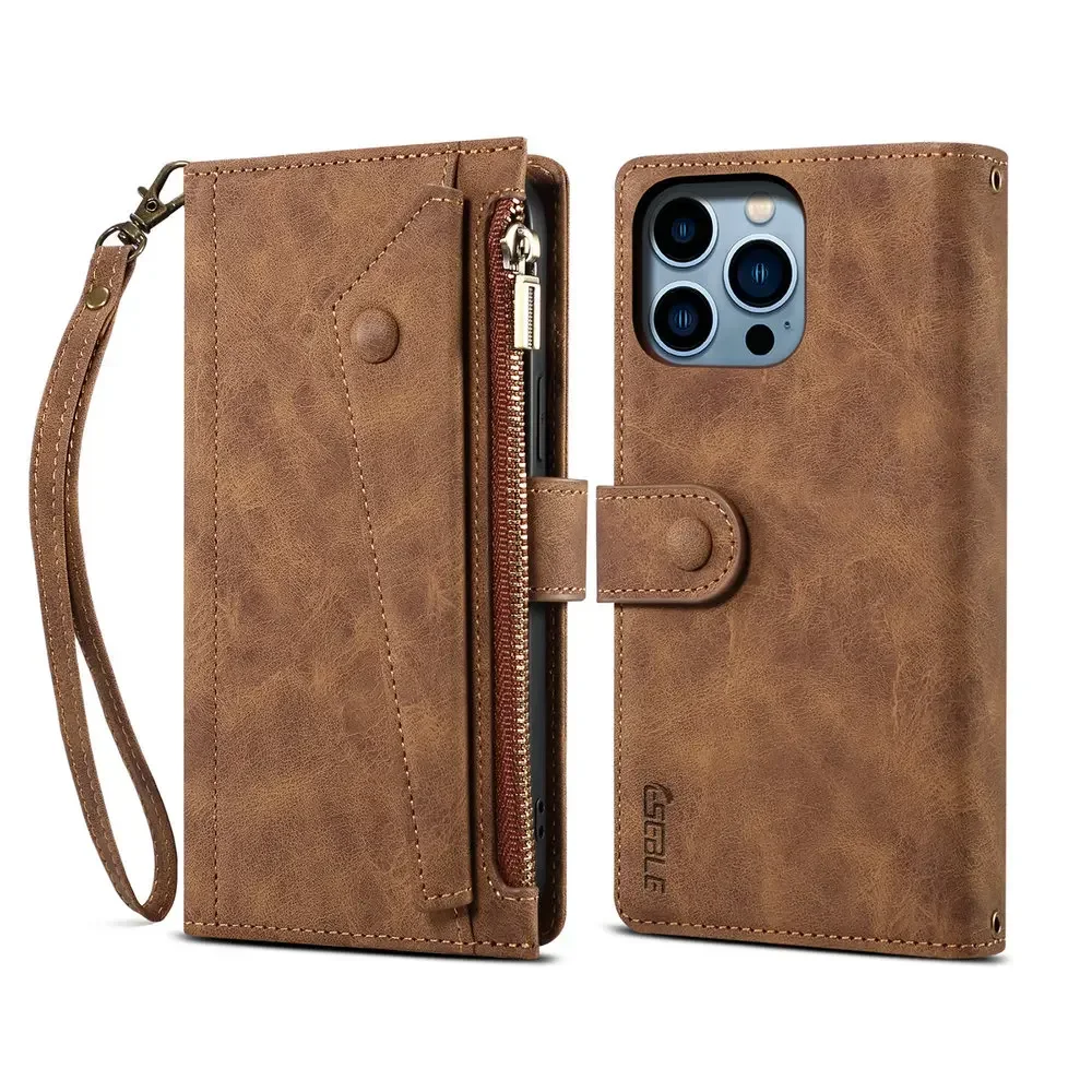 For Nothing CMF Phone1 5G Leather Case Zipper Crossbody RFID Nothing 2A Plus Case No thing Phone 2 A 1 Phone2 Magnet Flip Cover