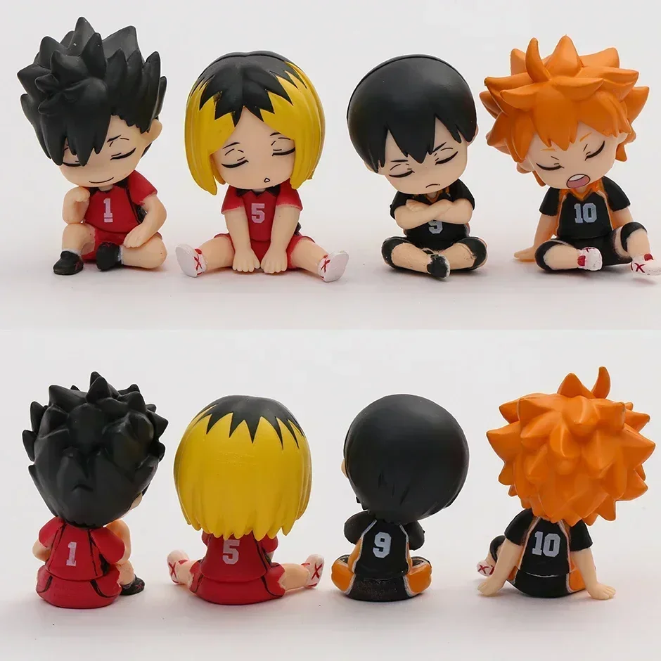 Hinata Syouyou kageyama Tobio Kozume Kenma Kuroo Tetsurou Cute Toys Figure Model Dolls 4pcs/set