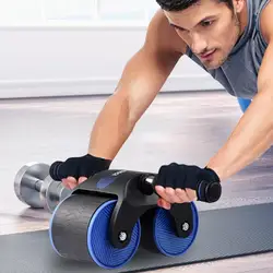 Abs Workout Wheel Roller With Stable Double Wheels Durable Fitness Equipment For Men Women Core Abdominal Training