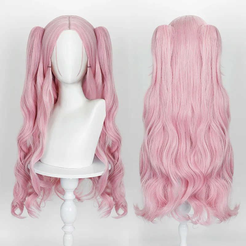 Sua cosplay mizi rosa net peruca anime alienígena palco cabelo seu mizi 3o aniversário coelho café série festa de halloween prop perucas
