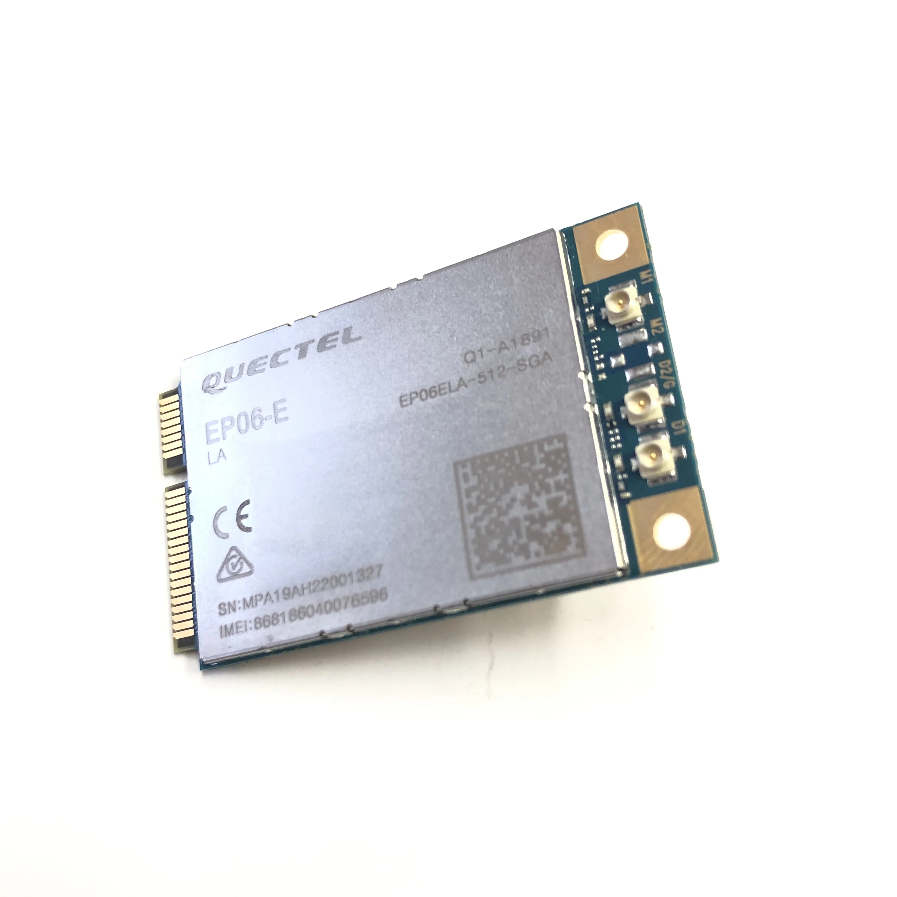 LTE-A Cat 6 module EP06ELA-512-SGA Mini PCIe form factor Multi-constellation GNSS for M2M and IoT applications