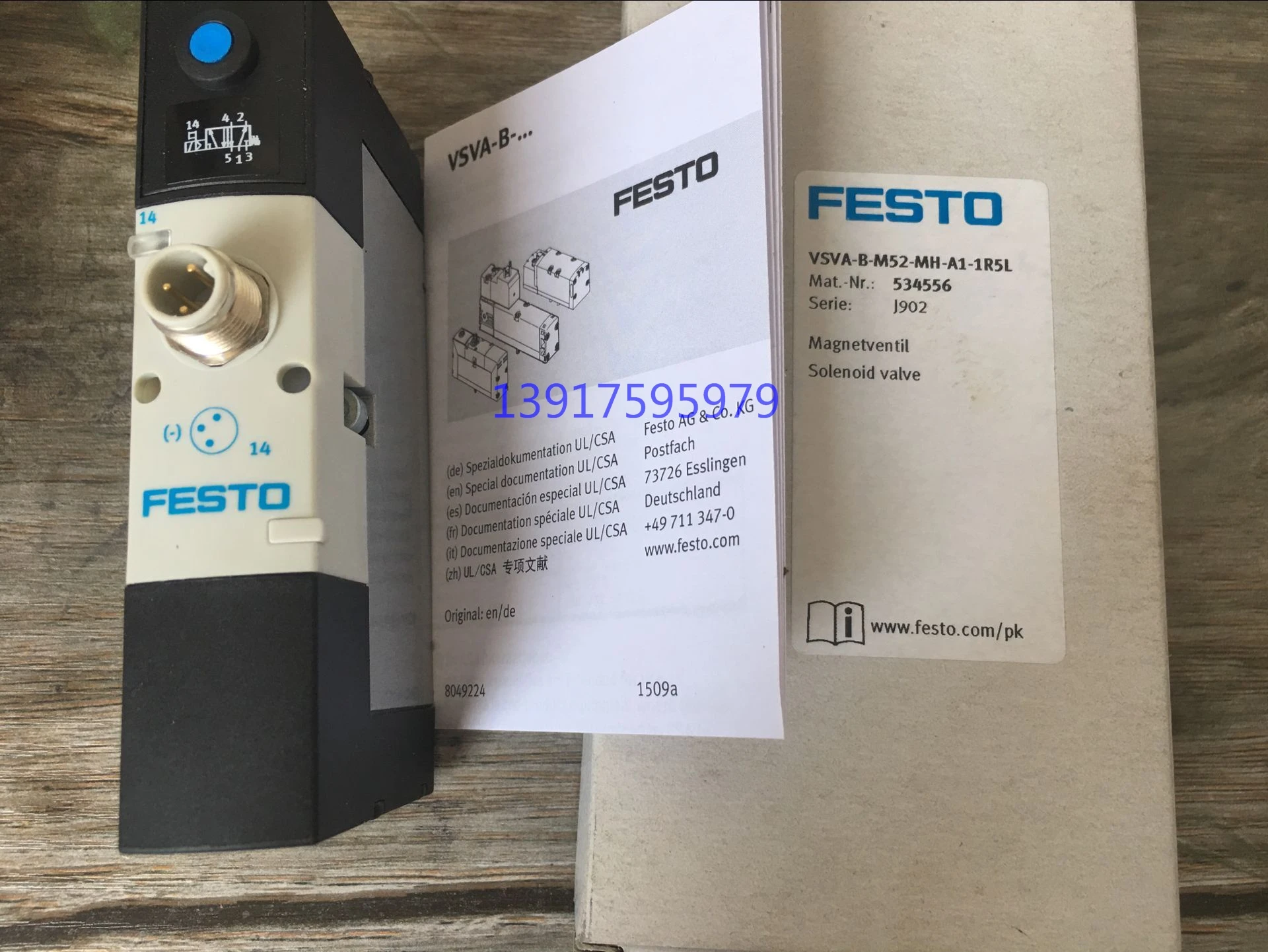 

Festo FESTO Genuine 534553-VSVA-B-T32U-AH-A1-1R 5L в наличии