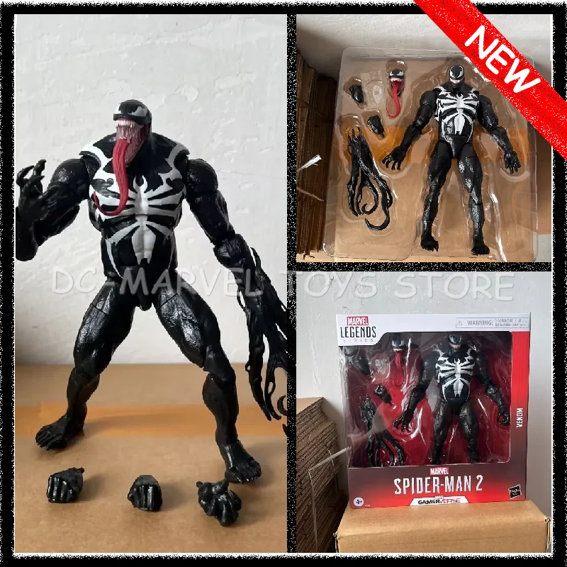 

In Stock Marvel Legends Series Venom Spider-Man 2 Gamerverse Anime Action Figure Figurine Statue Model Gifts Kids Toys