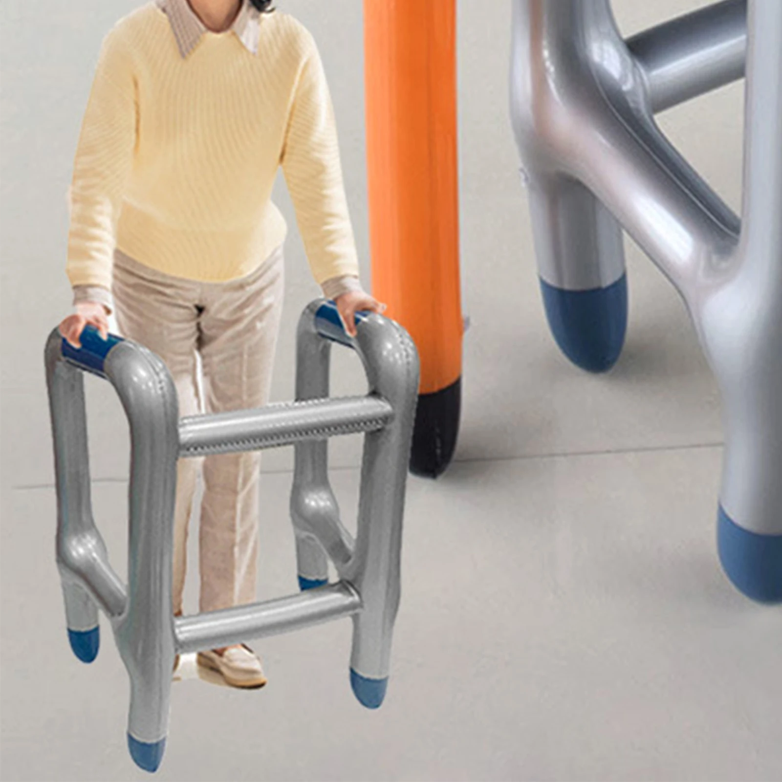 Halloween Party Accessories Inflatable Walker And Cane Walking Stick PVC Inflatable Toys for Stage Performance