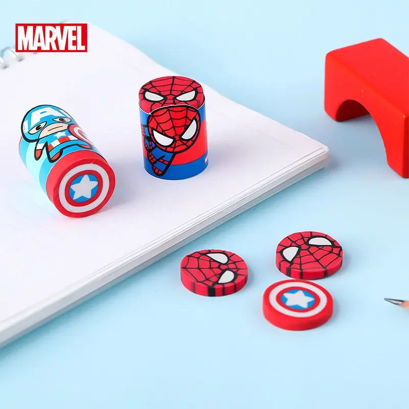 Spider-Man Captain America Cartoon Cute Shape Eraser Creative Easy-to-erasable and fun-altering stationery eraser wholesale