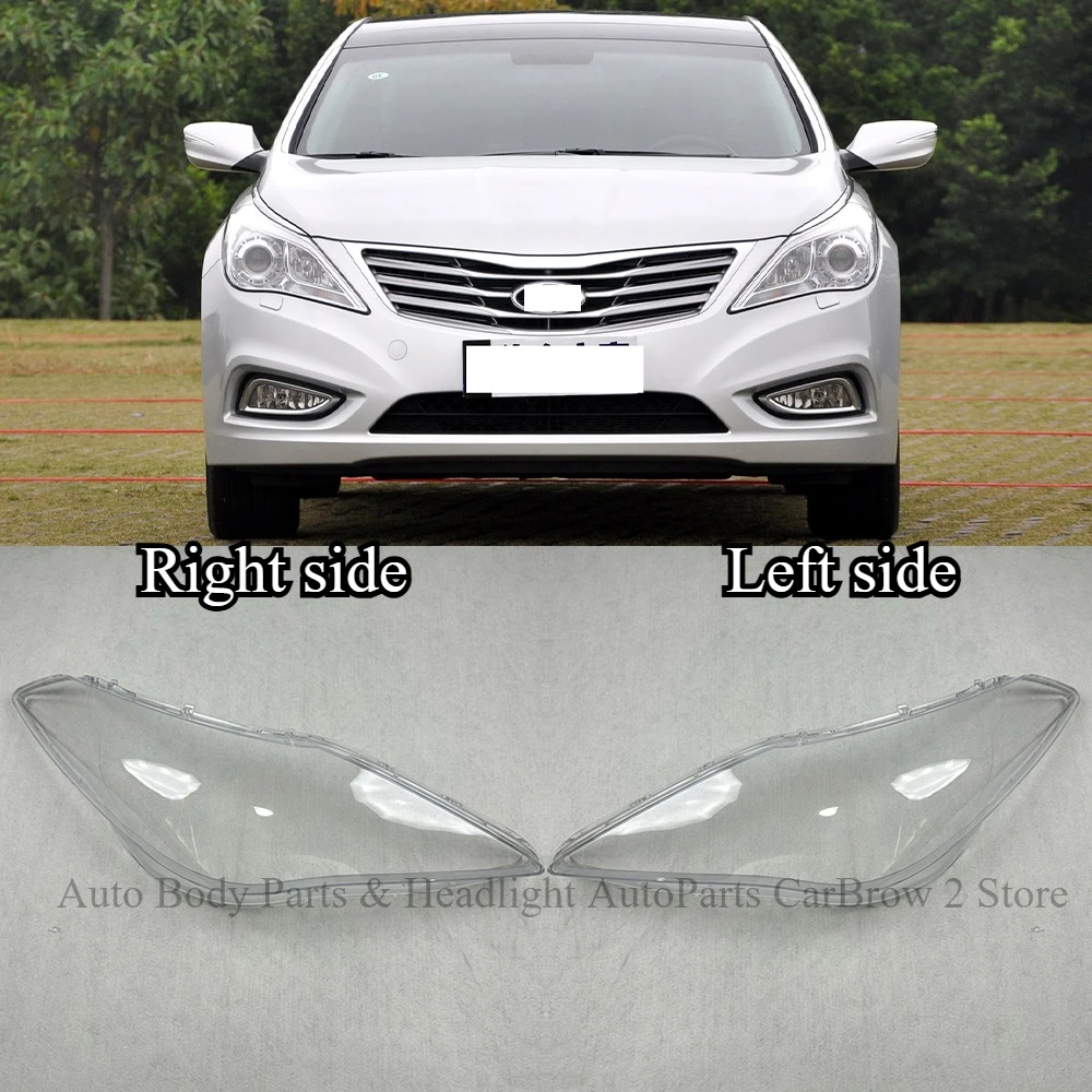 Auto PC Headlamp Lens Shell Fit For Hyundai Grandeur / Azera HG 2011‑2015 Lamp Outer Mask Replace Hazy Old Shell