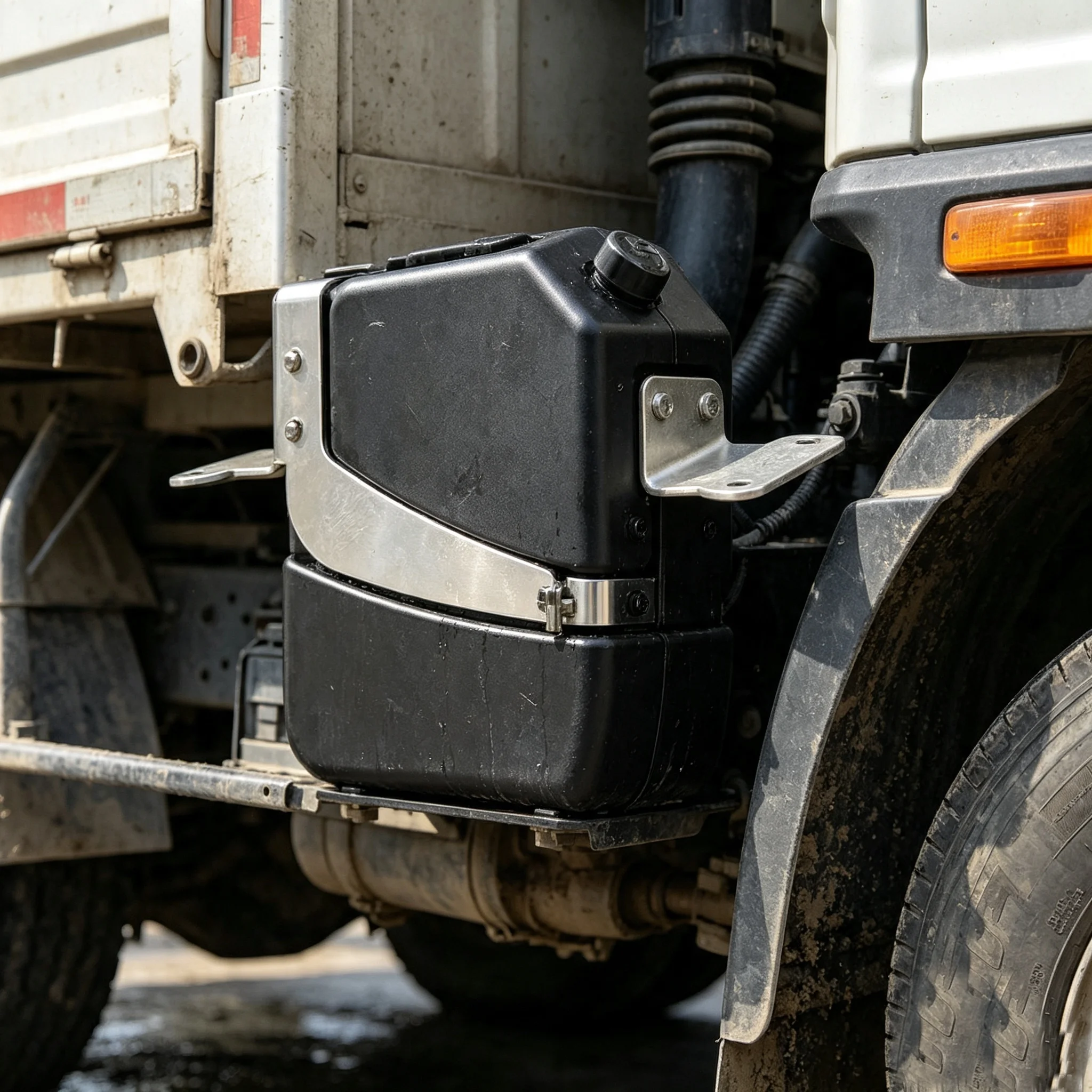 RC 1/14 Urea Tank for Tamiya Hydraulic Excavator Loader Dump Truck for SCANIA MAN VOLVO Trailer Tipper DIY Parts