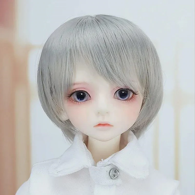 Size 17-19cm Head Circumference Doll Wig 1/4 Bjd Fashion Doll Accessories Girl Play House Dress Up Toy Gift