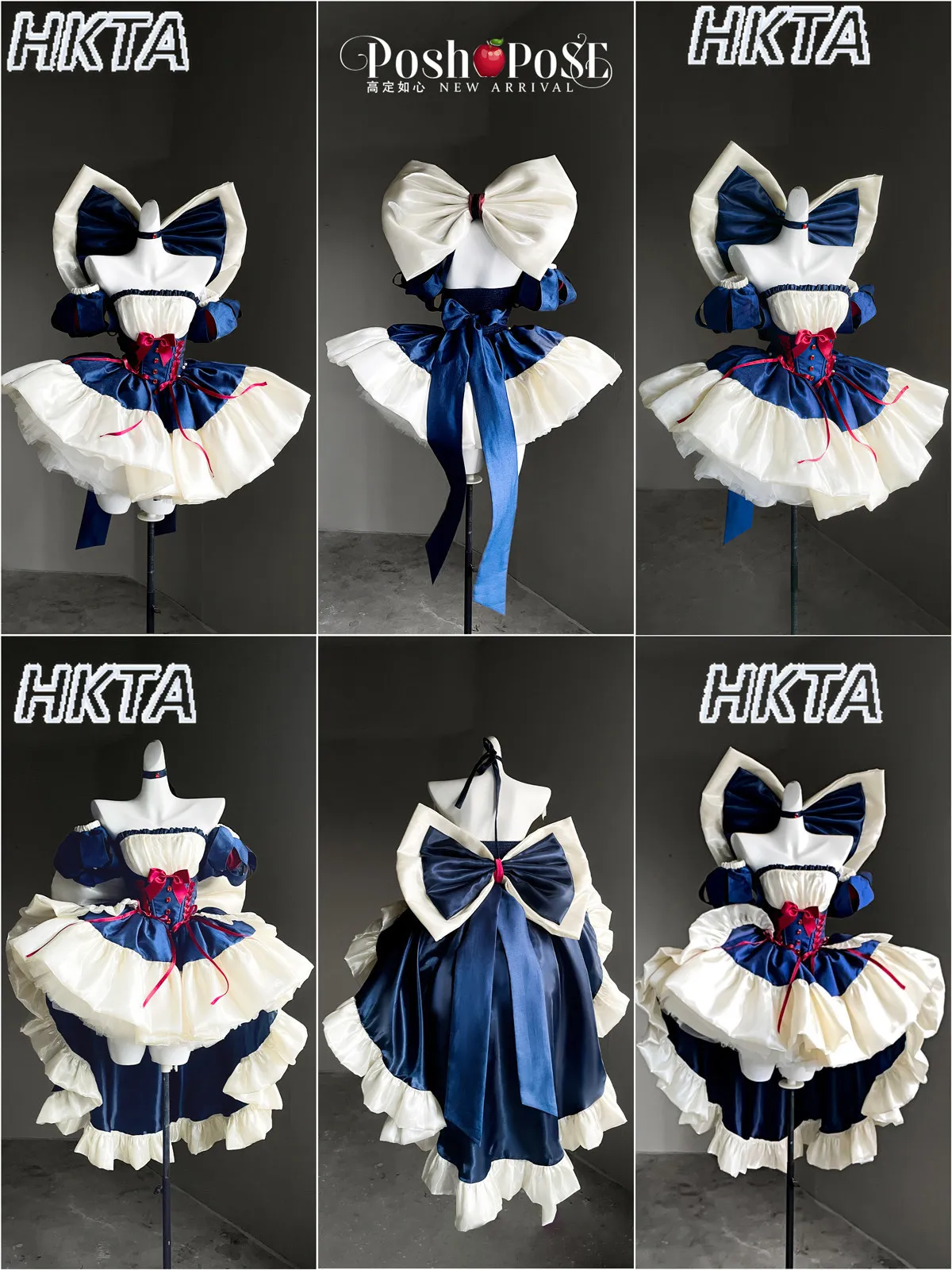 

Original Lolita Princess Dress 2026 Latest High Waist Slim Fit Big Bow Cake Dresses Women Girls Evening Birthday Cosplay Dress