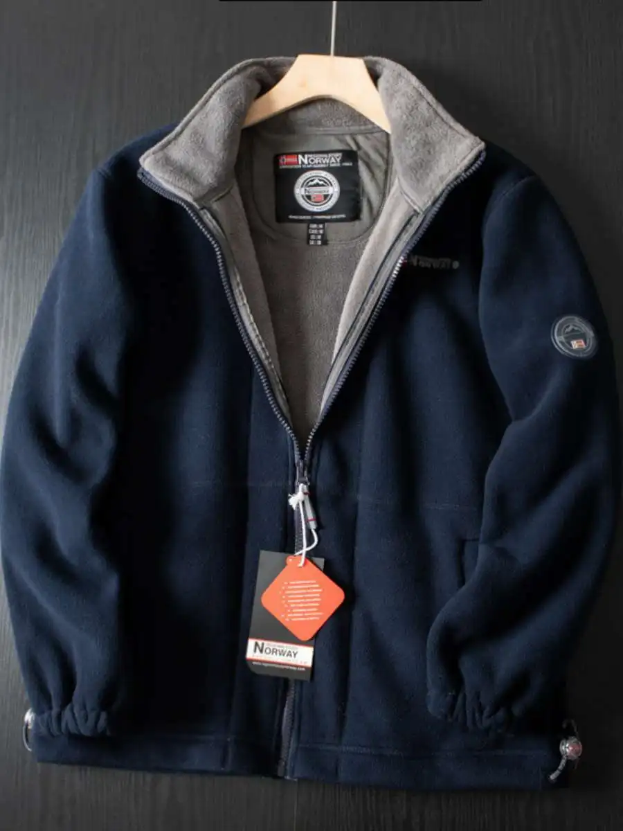 

Functional Outdoor Fce Jaet Warmth Insulation Large Size Autumn Winter V-Ne ort Sle Men's Clothing Outerwear