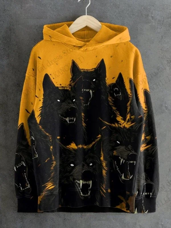Cartoon Katze Dinosaurier 3D-Druck Hoodies Herren Damen Mode Übergroßer Vintage Hoodie Sweatshirt Mantel Herrenbekleidung Unisex Moletom – Detail 10