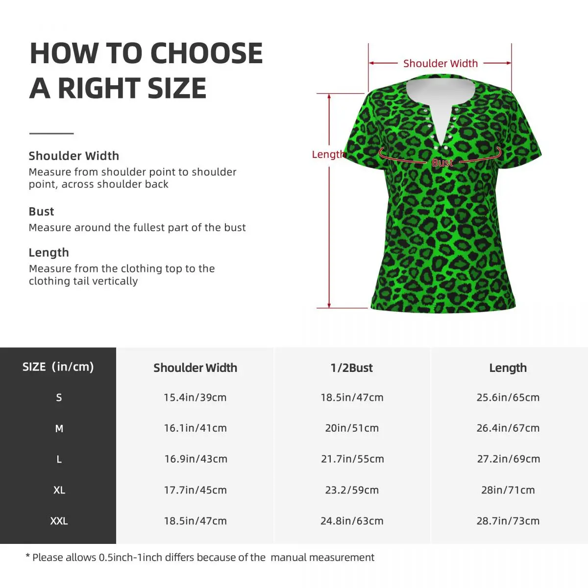 Leopard Animal T-Shirt Lime Green And Black Y2K Funny T Shirts Sexy Deep V Neck Short-Sleeve Graphic Tops 2024 Women Casual Tees