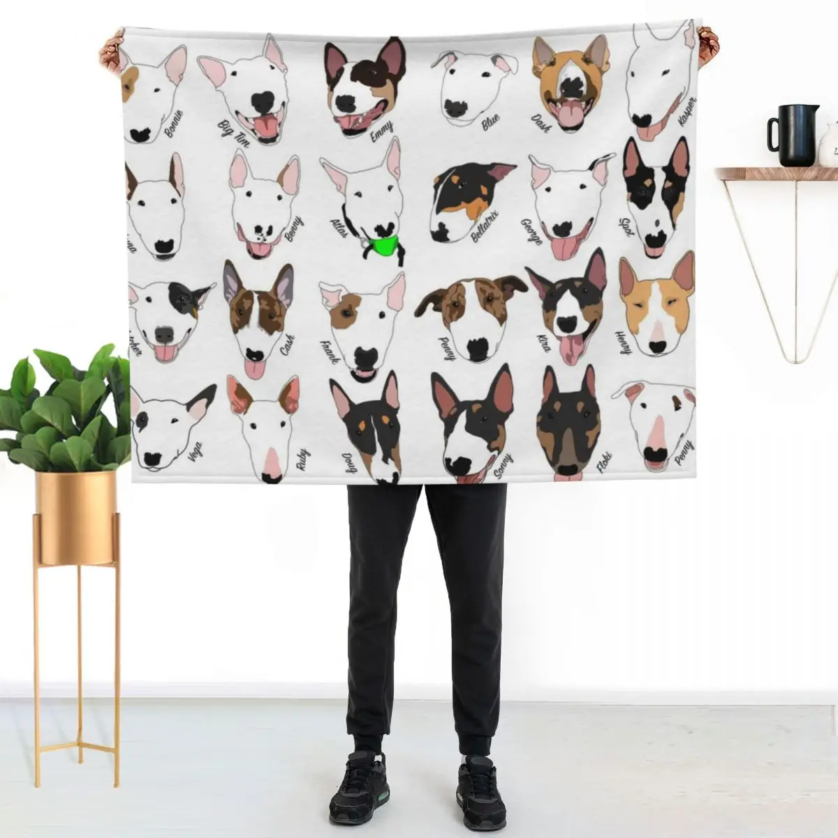 Glasgow Bull Terrier Club Throw Blanket For Decorative Sofa for winter Thins Baby Soft Plush Plaid Luxury Blankets