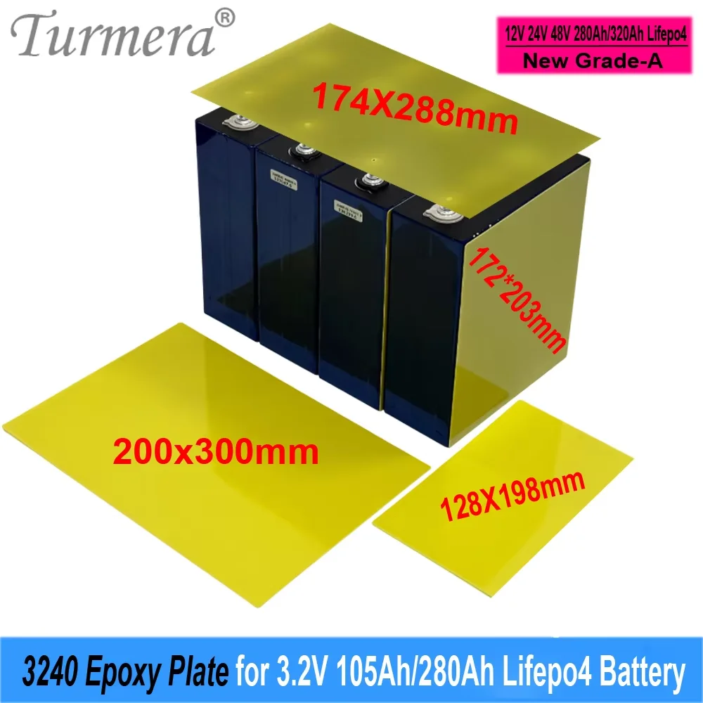3240 Epoxy Plate 12V 48V 203*172mm 174*288mm 200*300mm 0.5mm Thickness Use in 3.2V 280Ah 320Ah 105Ah Lifepo4 Battery DIY - Image 3