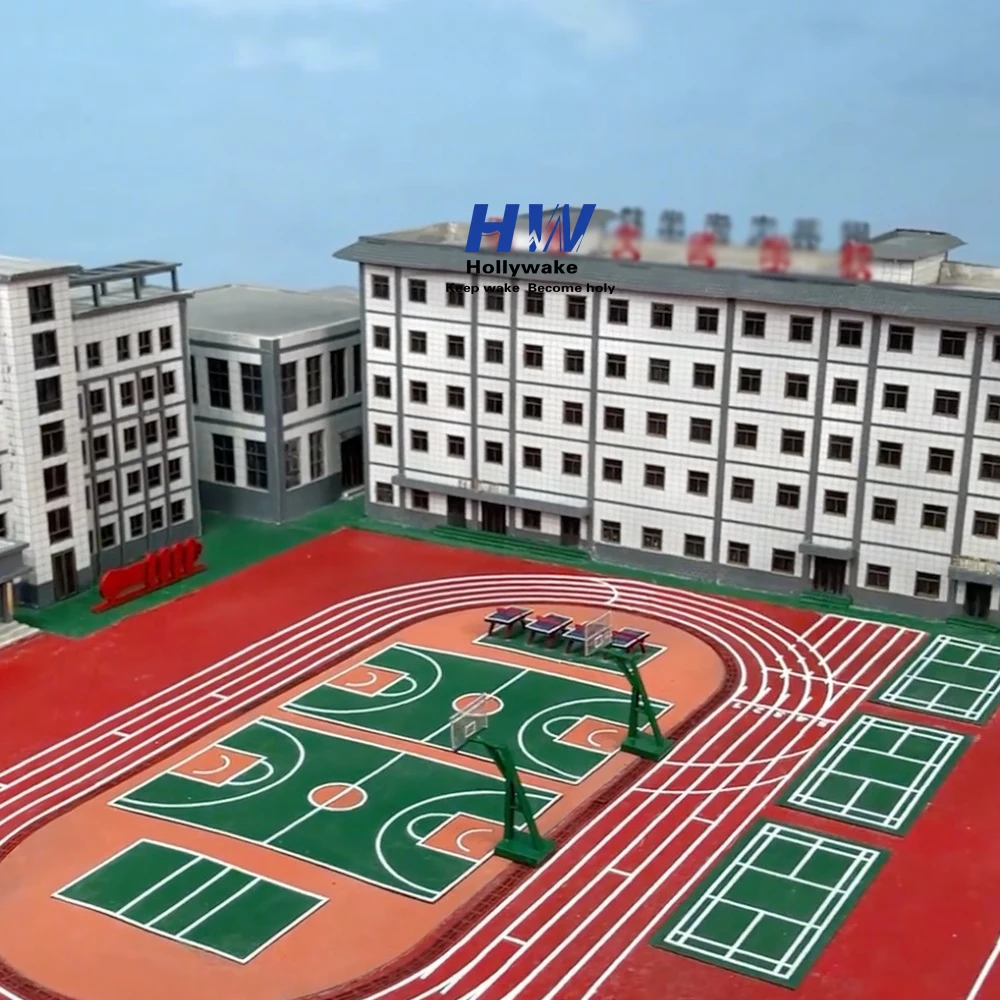 

School Miniature Model Customized for Nostalgia Memory Museum Ancient Architecture Historical Cultural Scene and Exhibition Hall