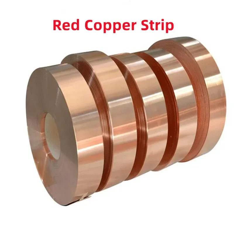 High Purity Red  Strip High Electrical And Thermal Conductivity  Foil Grounding Pure  Sheet Zero-cut Copper