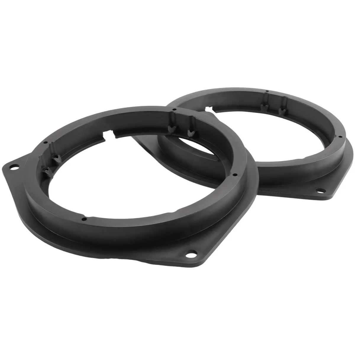 6.5Inch Front Rear Door Stereo Speaker Mat Adapter Wire Mount Plugs Plates Bracket Spacers Ring for Toyota Rav4 09-21