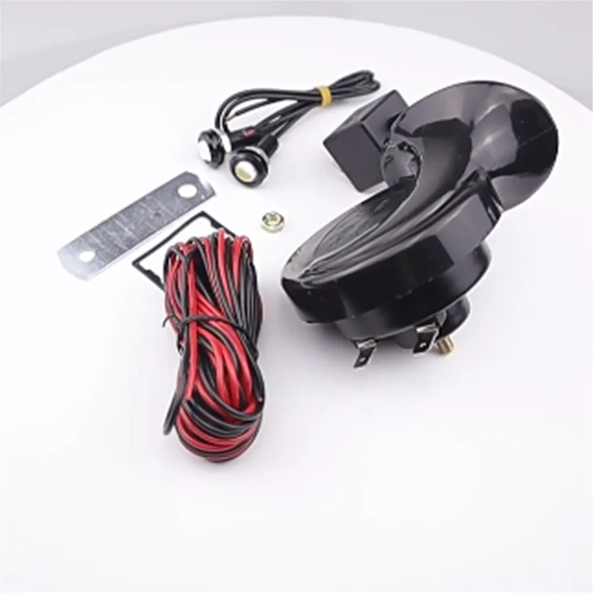 Kit de señal de giro ATV UTV clásico, luz de señal de giro Universal con interruptor de giro de columna, Kit de intermitente LED de bocina 60D